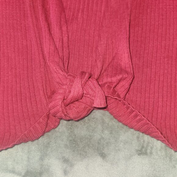 NWT Lane Bryant Classic Bracelet Sleeve TieFront Overpiece Rumba Red Size 22/24 - Picture 5 of 8